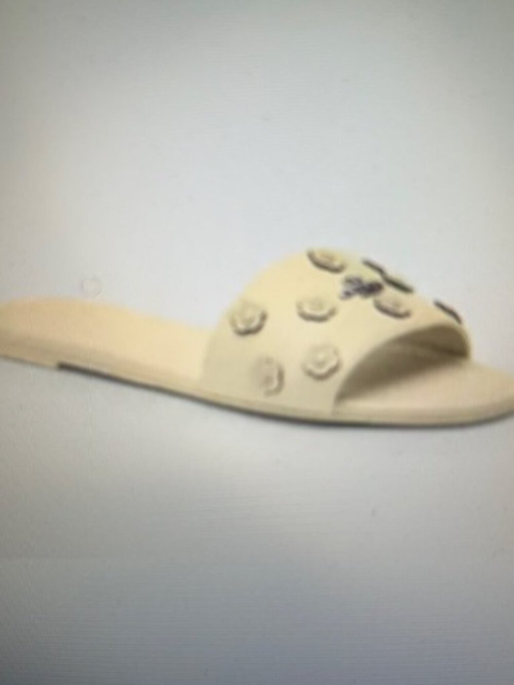 Coach Moonlight Leather Upper Lockup Slide Sandal With Tea Rose - Picture 12 of 12